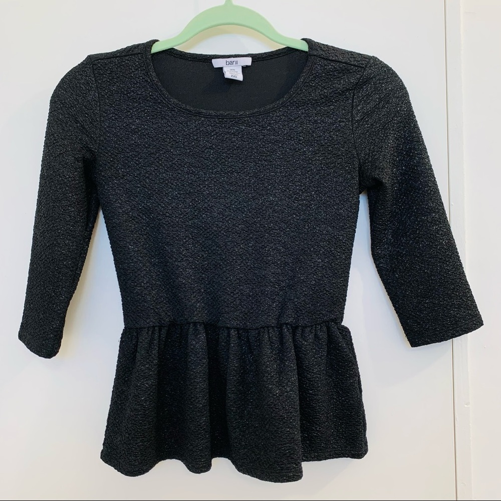 Bar III peplum.